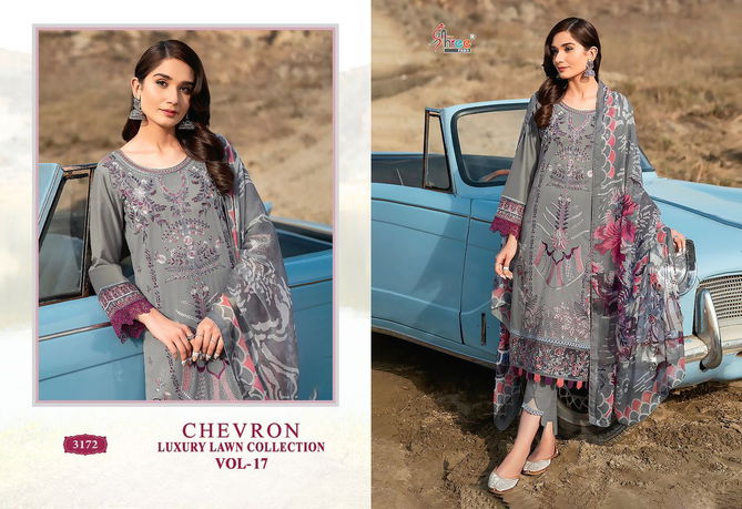 Chevron Luxury Lawn Collection Vol 17 Pakistani Suits Catalog
